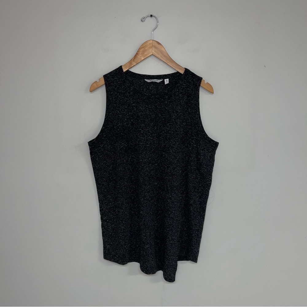 Athleta Gateway Tank Women's Size XS Dark Grey Draped Layered Oversized - Picture 2 of 8